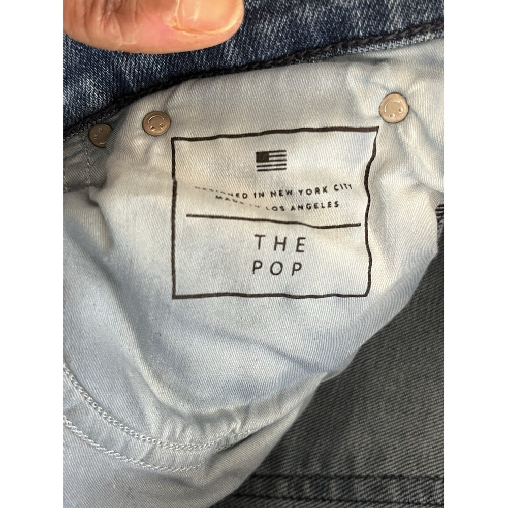 AYR The Pop Straight Leg Jeans Blue Stretch Denim Minimalist Capsule, Size 28 - Picture 5 of 7